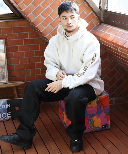 エクストララージ　supreme CARHARTT スウェット　パーカー Carhartt パーカー carhartt 袖ロゴパーカー メンズ レディース