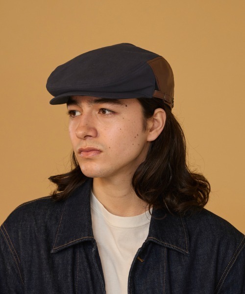 arth（アース） 帽子 ベレー帽 arth LEATHER COMBI HUNTING / アース