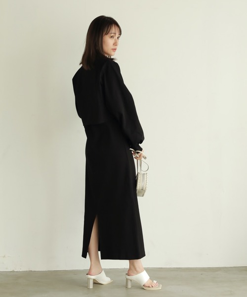 【未使用】現行品 ワンピース　カーディガン セット110 vis-à-vis(ビザビ) / 【WEB限定】ワンピース＆ニット