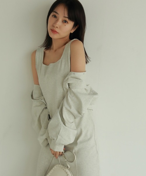 emiriawiz ワンピース　カーディガンセット Honeys（ハニーズ） ワンピース カーディガン セットアイテム 長袖 A