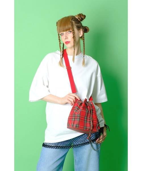 ankoROCK ショルダーバッグ バッグ an meets zakka チェック柄バケット 