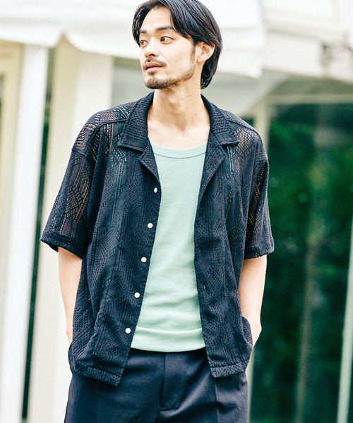 JOURNAL STANDARD バルファレースオープン SH サイズM JOURNAL STANDARD メンズ シャツ ブラウス バルファレース