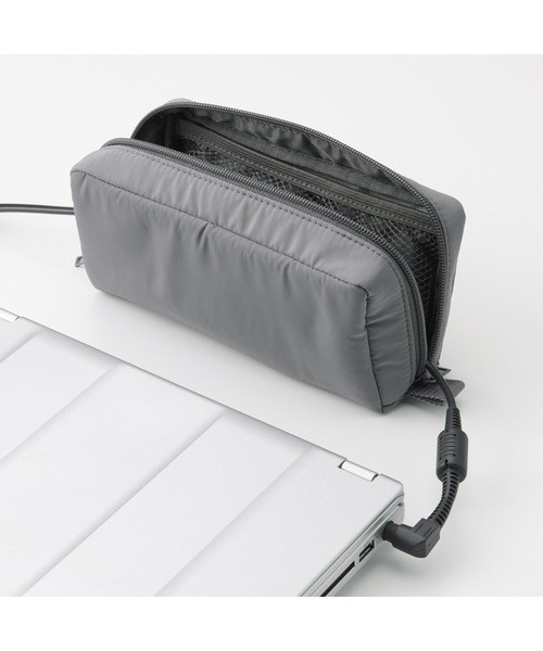 無印良品（MUJI） ポーチ ポリエステルガジェットポーチ 約幅20×高さ
