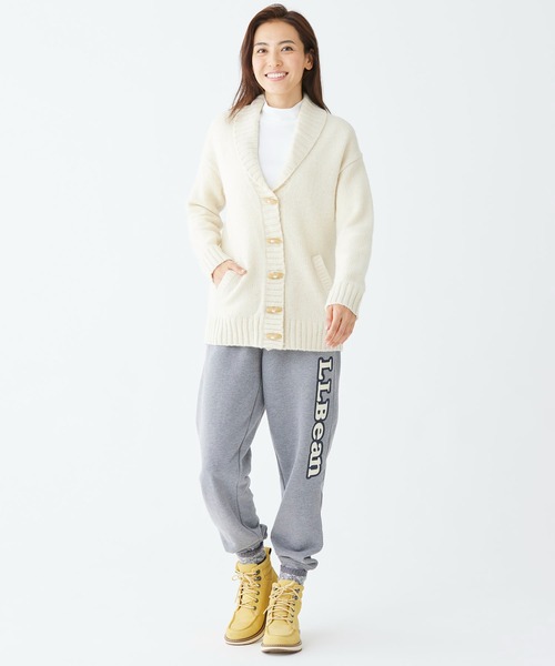 カーディガン ソフトライト・キルト・トップ、カーディガン 米国フィット・レギュラー レディース L.L.Bean カーディガン ソフトライト・キルト・トップ