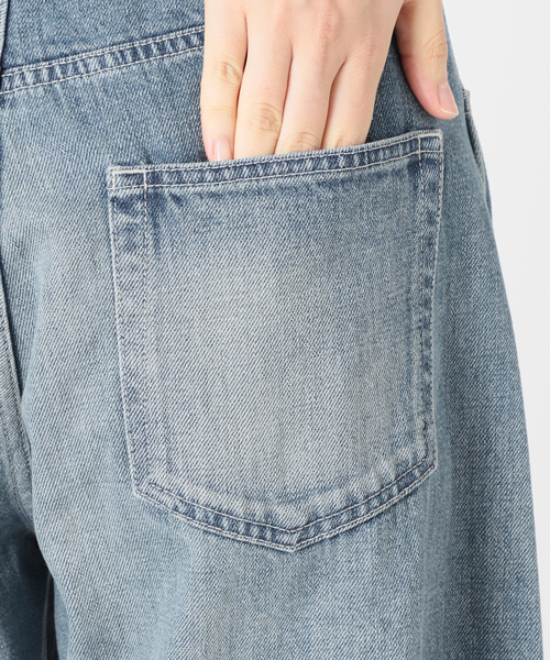 FRAMeWORK ワイドレッグデニムパンツ　カーブパンツ40 FRAMeWORK（フレームワーク）の「ワイドデニムパンツ◇（デニム