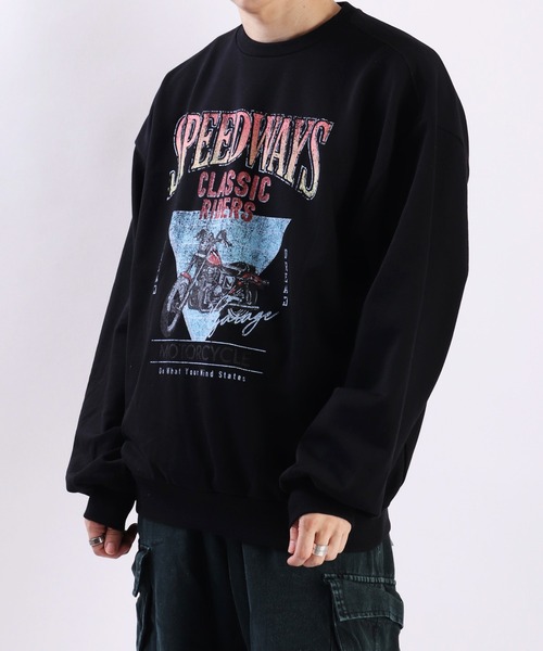 WESTSEA（ウエストシー） トレーナー スウェット 裏毛 グラフィック 