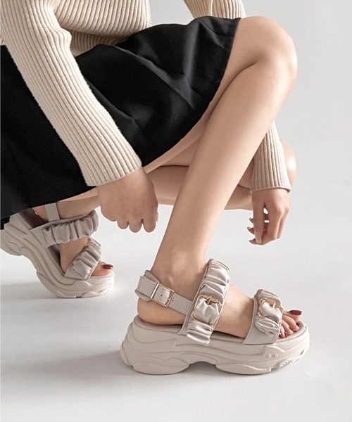 Shoes in Closet（シュークロ） 厚底 スポーツサンダル サンダル +6.5