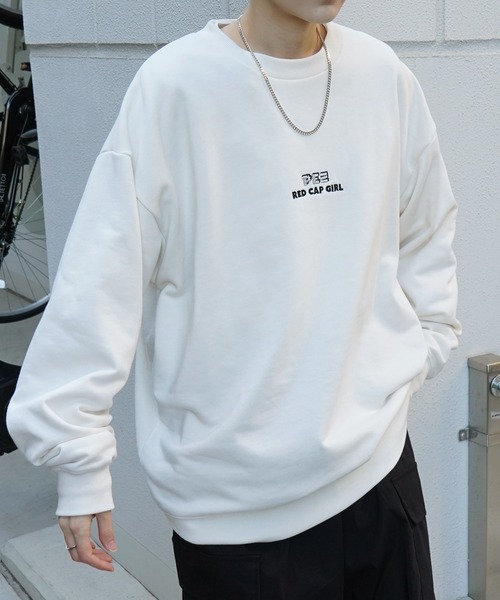 RED CAP GIRL トレーナー スウェット 「PEZ × GIRL」コラボ 25SS