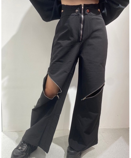 NOVESSEL パンツ A'GEM/9 × .kom「NOVESSEL/ノベセル」カッティング