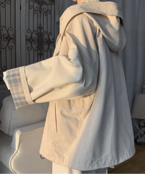 sorule マウンテンパーカー ウインドブレーカー 裏チェックマウンテン