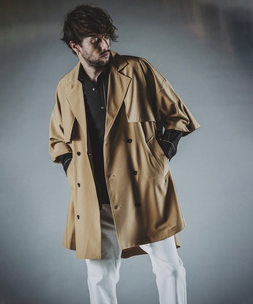 NO ID.（ノーアイディー） ポンチョ 「NO ID.」Dolman Half Sleeve