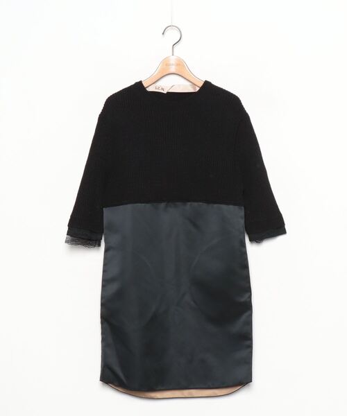 N21 numero ventuno」 ドッキングワンピース - ブラック レディース 