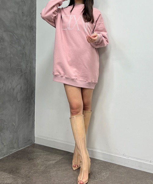 EIMY ISTOIRE（エイミーイストワール） ワンピース EIMYロゴスウェット