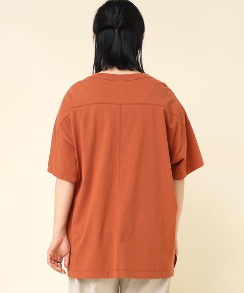 tシャツ M2225 OE天竺フットボールオーバーT レディース