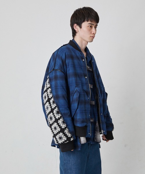 DISCOVERED（ディスカバード） ma1 ma-1 DISCOVERED PENDLETON CROCHET