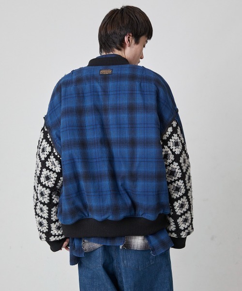 DISCOVERED（ディスカバード） ma1 ma-1 DISCOVERED PENDLETON CROCHET