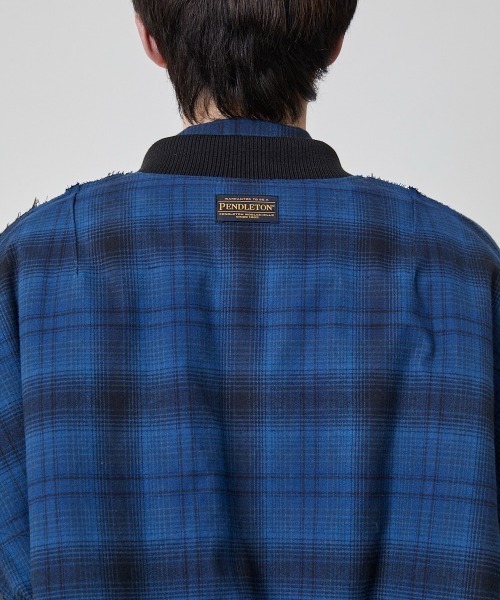 DISCOVERED（ディスカバード） ma1 ma-1 DISCOVERED PENDLETON CROCHET