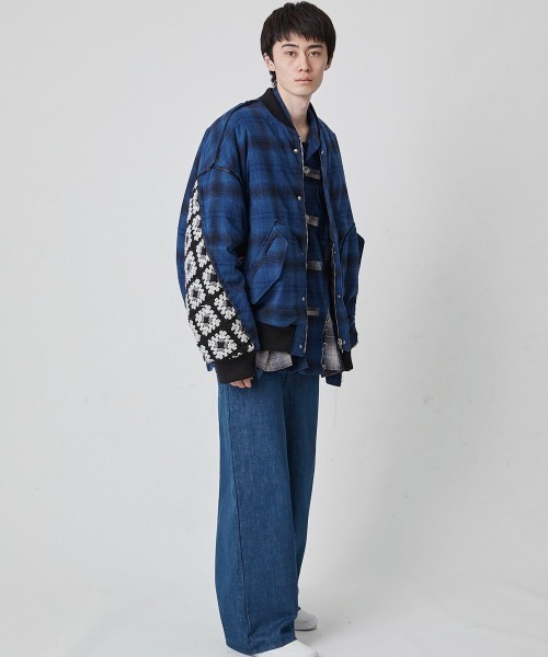 DISCOVERED（ディスカバード） ma1 ma-1 DISCOVERED PENDLETON CROCHET