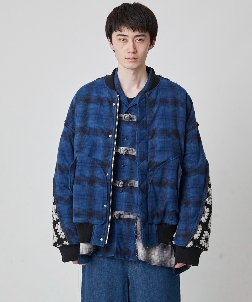 DISCOVERED（ディスカバード） ma1 ma-1 DISCOVERED PENDLETON CROCHET
