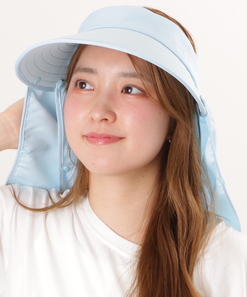 Lace Ladies キャップ 帽子 マスク付き 4WAY UVカット サン