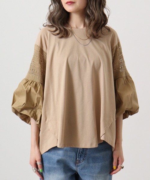 tシャツ Eglantine バルーン袖プルオーバー レディース EGLANTINE tシャツ Eglantine バルーン袖プルオーバー