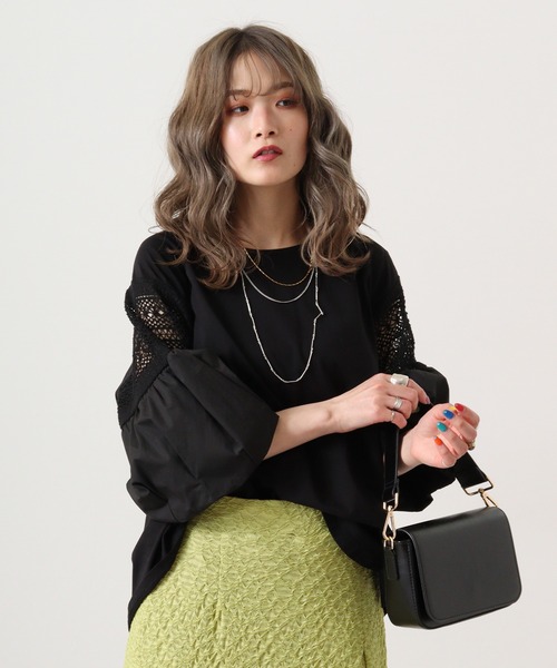 tシャツ Eglantine バルーン袖プルオーバー レディース EGLANTINE tシャツ Eglantine バルーン袖プルオーバー
