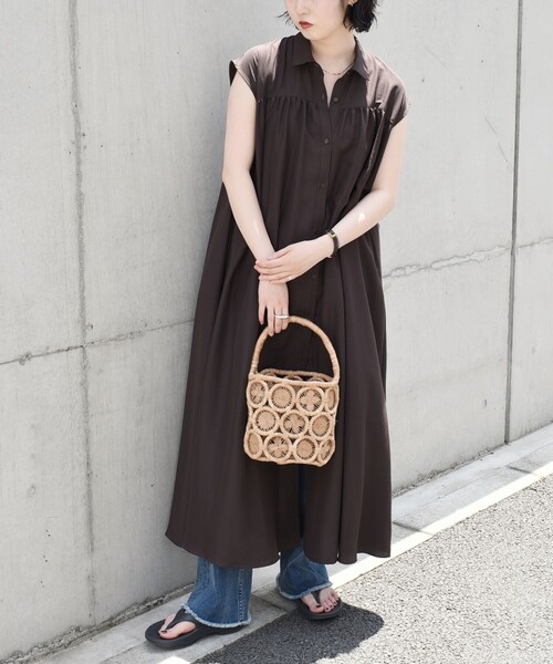 quaranciel シャツワンピース quaranciel:「洗濯機可能