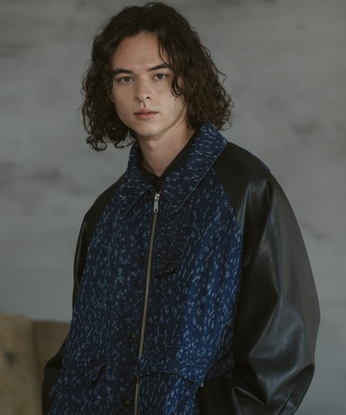 Casper John スカジャン　アウター セール】Dragon embroidery detachable SUKAJAN/ドラゴンエン