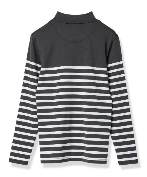 サイズ：S Felisi フェリージ IL GOLF ハイネック半袖Tシャツ ボーダー柄 ホワイト系 [240101422611] ゴルフウェア レディース ストスト Felisi Golf tシャツ レディース｜Felisi Golf（フェリージ