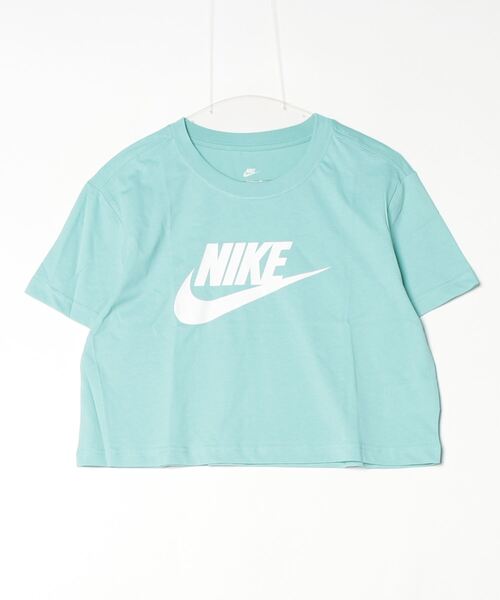 NIKE クロップド アイコン フレンチテリー Tシャツ 送関込 NIKE tシャツ 「NIKEアパレル」WS ES クロップアイコンフレンチ