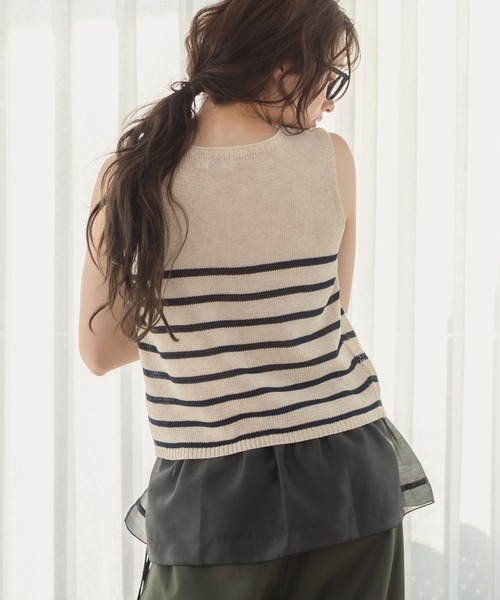 HEILIS（ヘイリス） サマーニット ニット セーター ショート丈