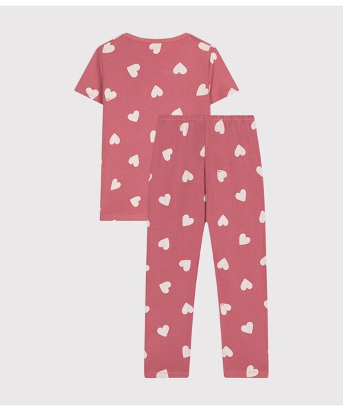PETIT BATEAU（プチバトー） パジャマ 半袖長ズボンパジャマ キッズ