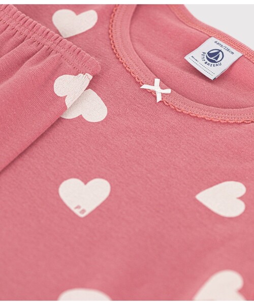 PETIT BATEAU（プチバトー） パジャマ 半袖長ズボンパジャマ キッズ