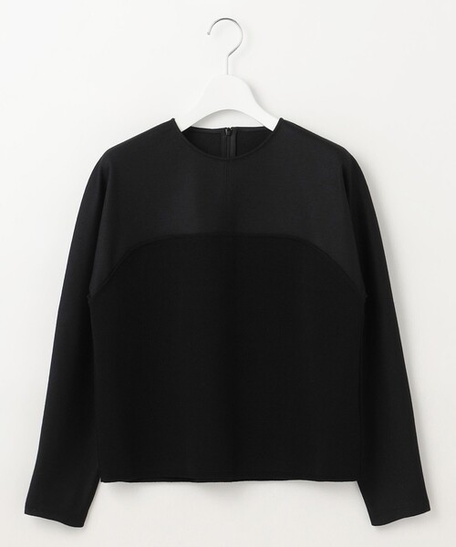 tシャツ 「洗える」ウールミルドジャージー ビスチェライクコンビ