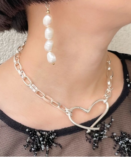 LAPUIS（ラピュイ） チョーカー Big Heart choker レディース