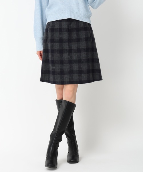 MISCH MASCH スカート 2024秋冬新作アソート柄ミニスカート