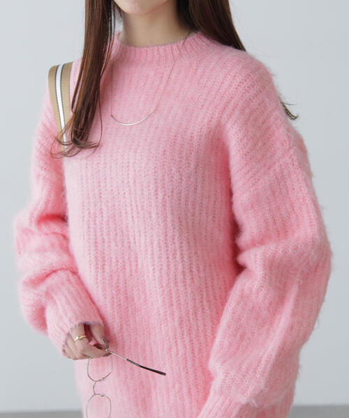 【パーリーゲイツ】美品 ニットセーター ニコちゃん ピンク 0 レディース パーリーゲイツ】美品 ニットセーター ニコちゃん ピンク 0 レディース