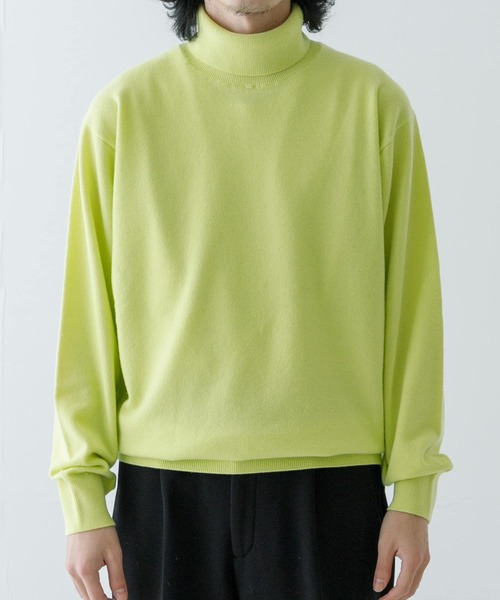 トップス Yonetomi NEW BASIC KNIT TURTLE PULLOVER Yonetomi NEW BASIC セーター ニット Yonetomi NEW KNIT TURTLE