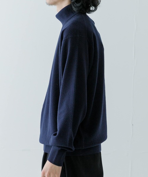 トップス Yonetomi NEW BASIC KNIT TURTLE PULLOVER Yonetomi NEW BASIC セーター ニット Yonetomi NEW KNIT TURTLE