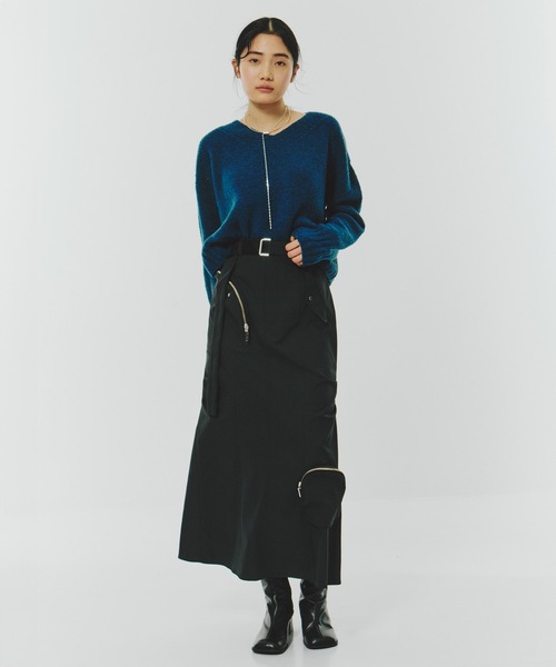 ⭐︎新品タグ付⭐︎UNITED TOKYO フレアスカート アシンメトリー 切り替え アシンメトリーフレアスカート(1 BLACK): : ウィメンズ｜UNITED