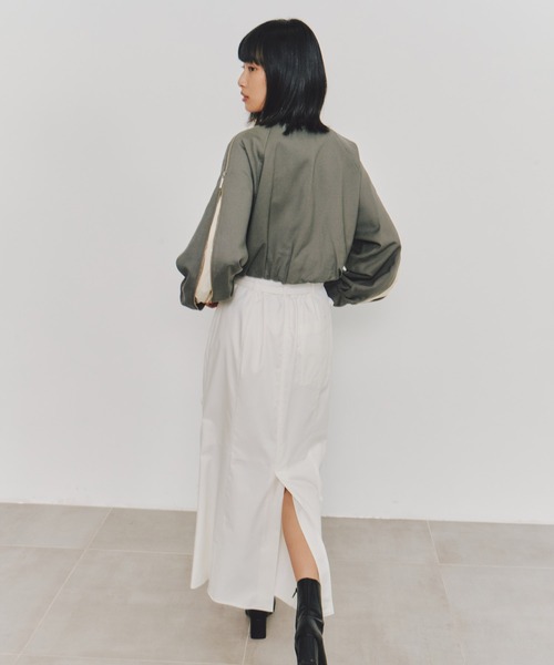 UNITED TOKYO　アシンメトリーアート柄スカート（グレー系）サイズ１ カバーシェイプアシメスカート(1 GREY): : ウィメンズ｜UNITED