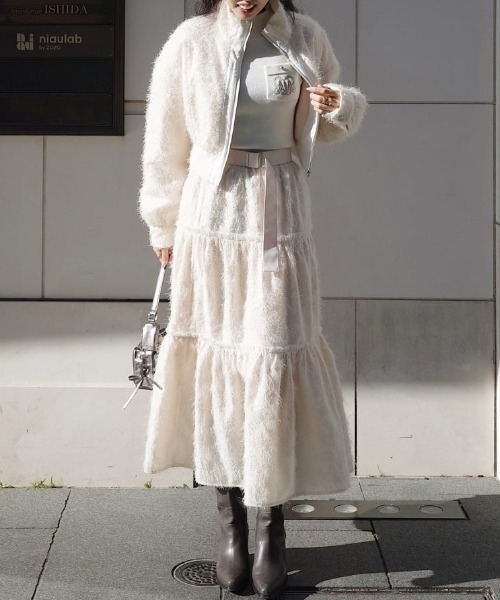 rienda（リエンダ） スカート ニュアンスバリエーションジャスト