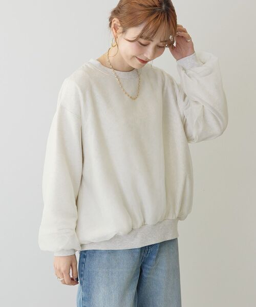 ArgueCultureスウェットトレーナー/レイヤードoversize Argue Culture(アーギューカルチャー) スウェット・トレーナー
