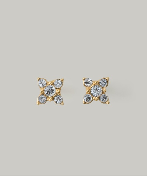 Jolie Toujours（ジョリトゥジュール） ピアス 「K18GP」クローバー