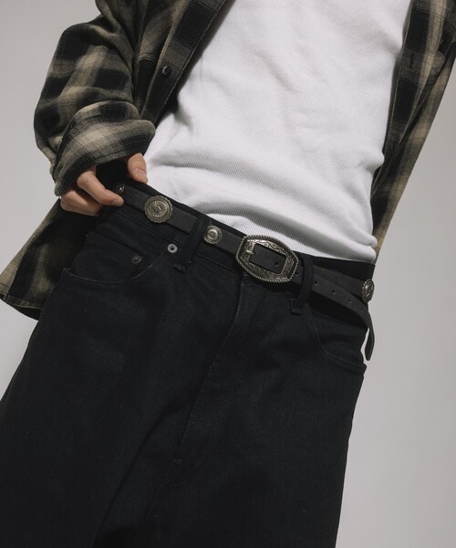 FREAK'S STORE ベルト デザインバックル コンチョベルト メンズ