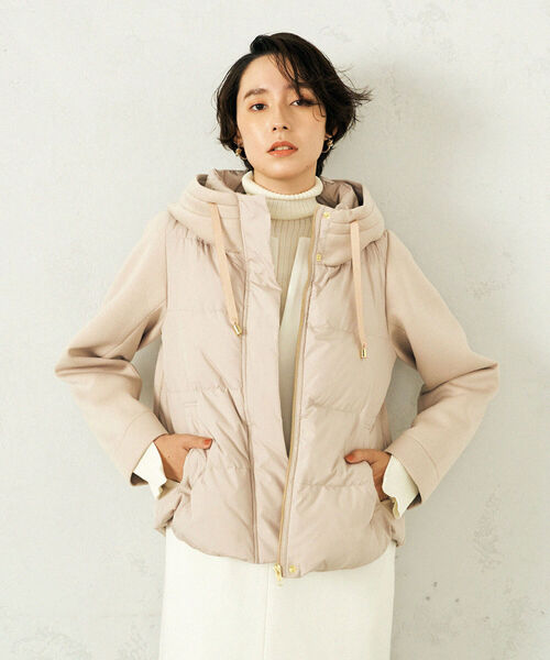 NOLLEY'S（ノーリーズ） ダウンジャケット FREE ブラック レディース