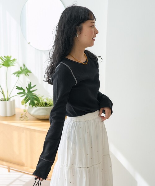 FREAK'S STORE tシャツ メッシュ ロンT/シアートップス