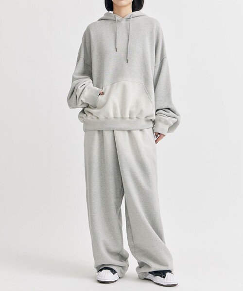 BASICKS ベーシックス　ミドル丈スウェット BASICKS/ベーシックス】Apron Sweat Trouser/エプロンスウェット