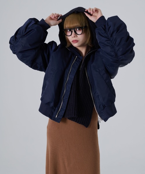 THEODORIC.dy（セオドリックディ） ma1 ma-1 ショート丈ボリュームMA-1