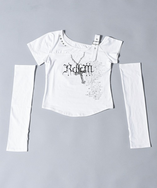 REFLEM tシャツ 「REFLEM/レフレム」アームカバー付きクロップド